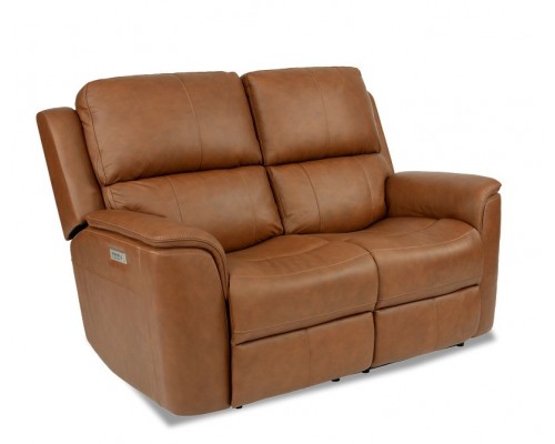 Henry Power Reclining Loveseat with Power Headrests and Lumbar